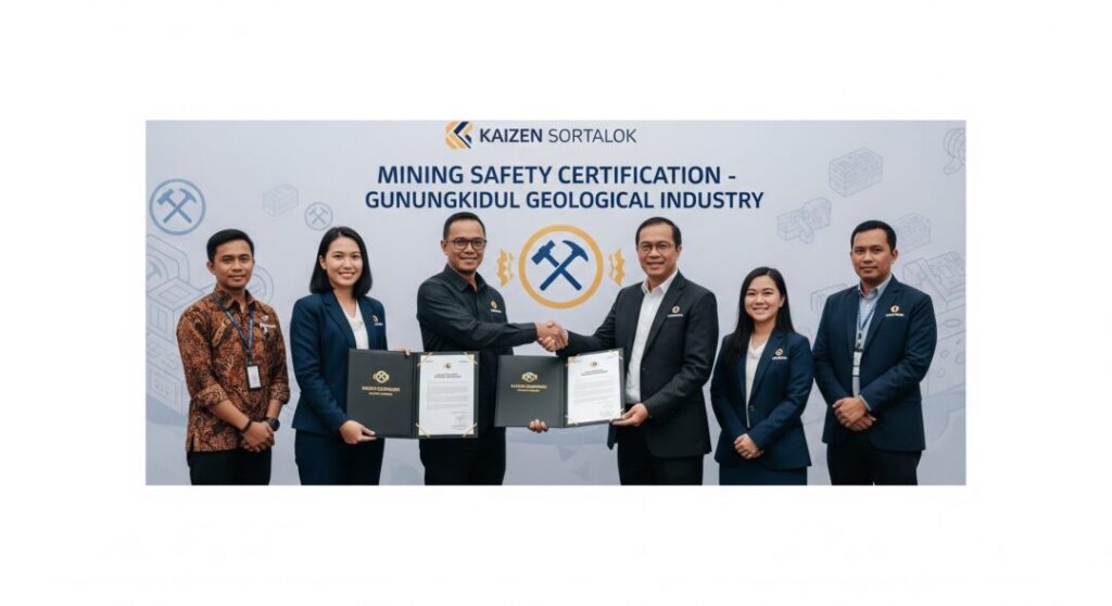 Manajemen Kaizen Sortalok menerima sertifikasi keselamatan tambang, menunjukkan keahlian resmi untuk industri geologi dan pertambangan di Gunungkidul. Dan inilah APAR Gunungkidul