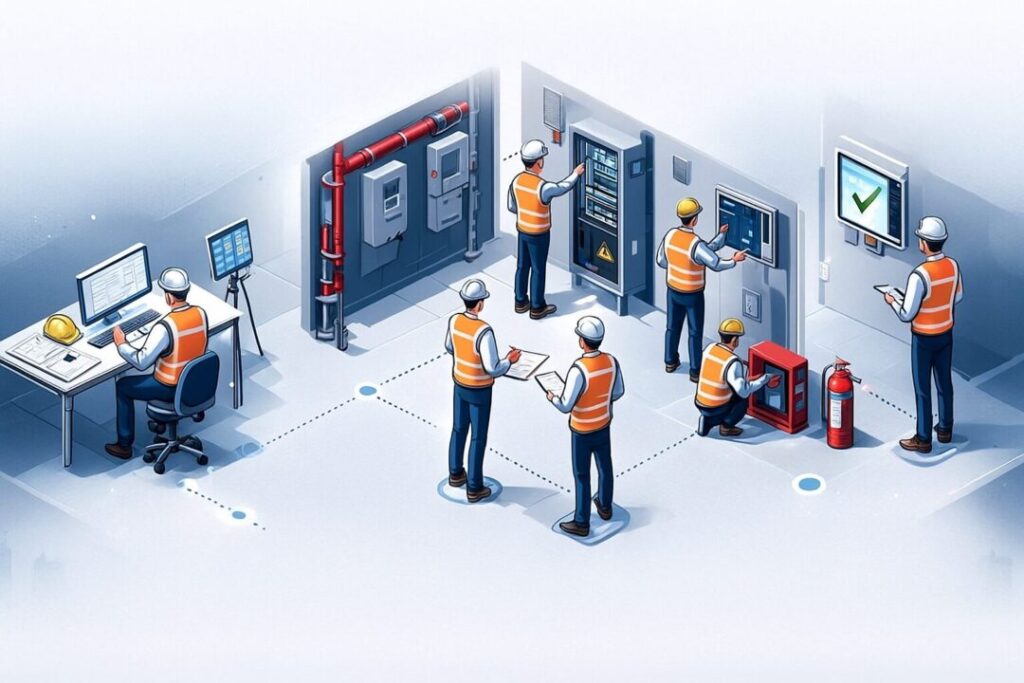Tim Kontraktor LABS Solo melakukan proses remediasi dari asesmen keselamatan hingga verifikasi sistem bangunan